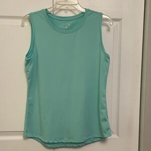 BALEAF Woman’s Quick Dry Sleeveless Workout Sports Tank Top Curve Hem Lines M
